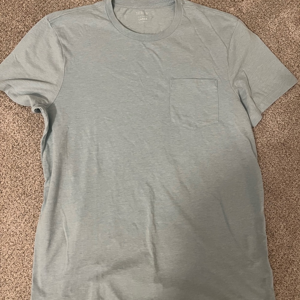 Sea foam light green color J crew Factory tee